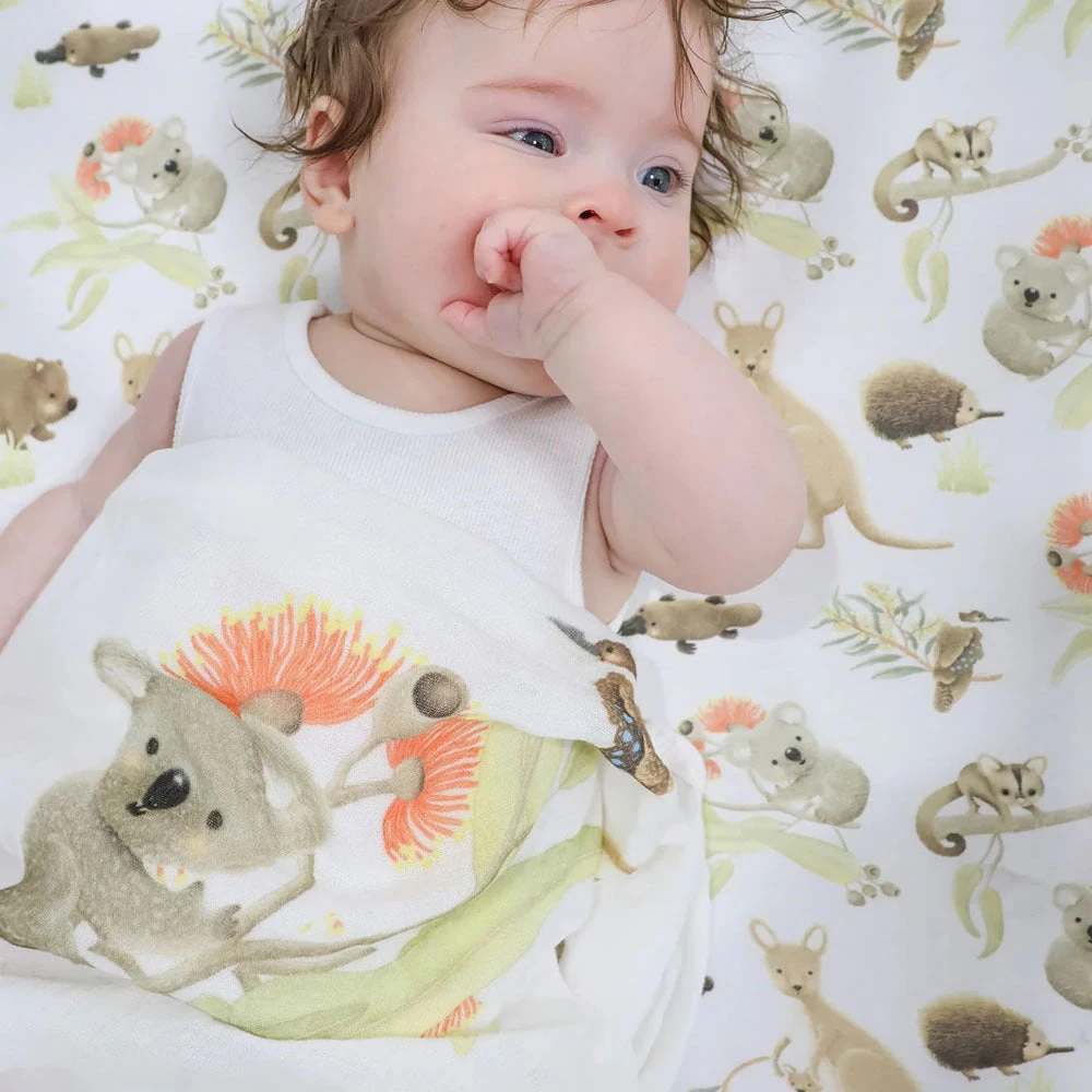 居家織品|Bubba Blue Aussie 3pk Muslin Wraps · 圖片 2