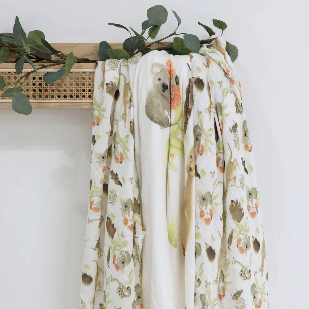 居家織品|Bubba Blue Aussie 3pk Muslin Wraps · 圖片 3